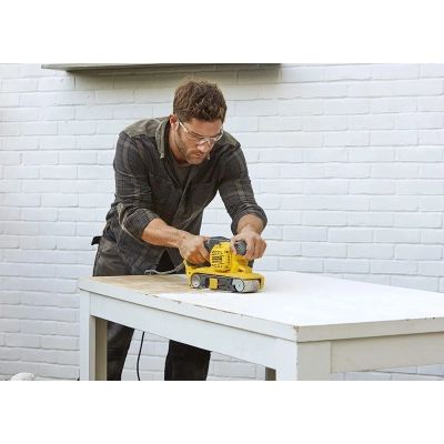 Шлифовальная машина Stanley FatMax, 1010W, размер ленты 533х76 мм, 3.5 кг (FMEW204K) | Зображення 7