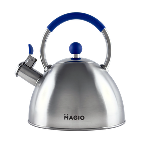 Чайник 2.5 л Magio MG‑1190 из нержавеющей стали со свистком для всех типов плит