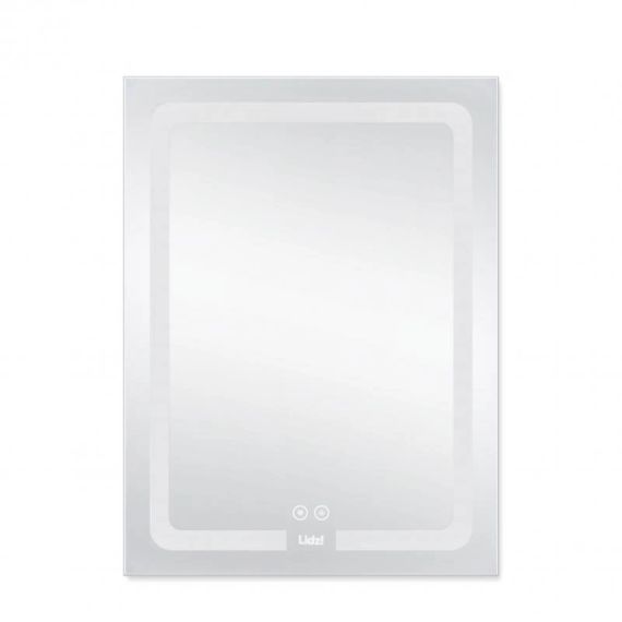 Дзеркало Lidz Kubis 600х800 з LED-підсвіткою Touch, з антизапотіванням, з димером, регітність LD78LF9376080 | Зображення 2