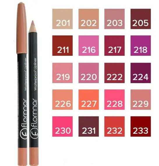 Водостойкий карандаш для губ Flormar 203, Subdued Pink | Зображення 2