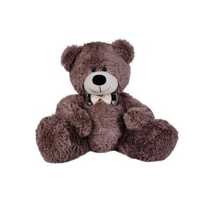 Детская мягкая игрушка "Мишка Джеймс" Yarokuz YK0009 капучино, 65 см