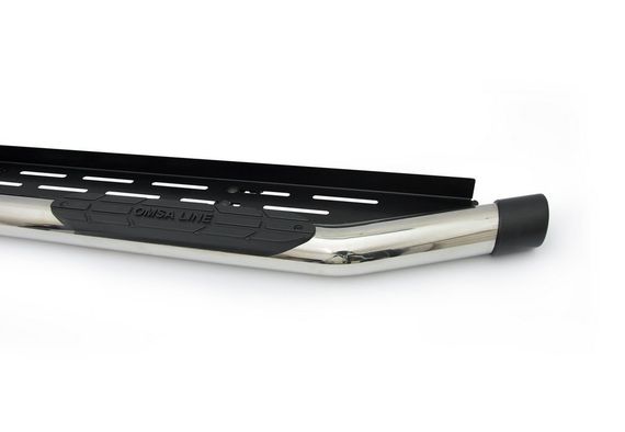 Бокові пороги Amazon Inox (2 шт., нержавійка) 76мм для Mercedes X class | Зображення 2