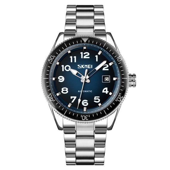 Годинник S2kmei 9232SSIBU Silver/blue-steel strap