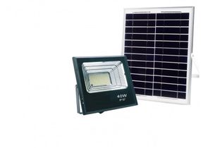 Прожектор на Сонячних батареях з м/у датчик руху 40 W LED 6500K IP65 (SFL-40C) LUXEL