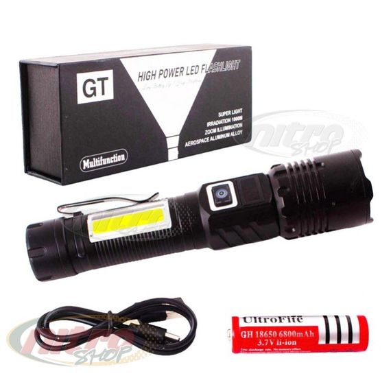 Ліхтар COB18 White Laser LED XPRO PM10 TG COB з магнітом, Power Bank, зарядка через Type-C, zoom (47148-18_265) | Зображення 4