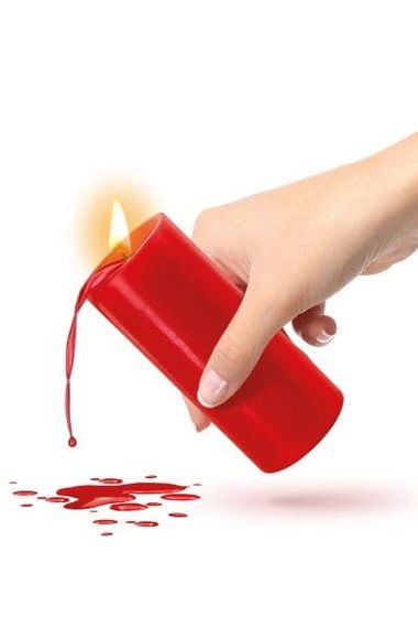БДСМ-свічка Fetish Tentation SM Low Temperature Candle Червона 10 см | Зображення 1