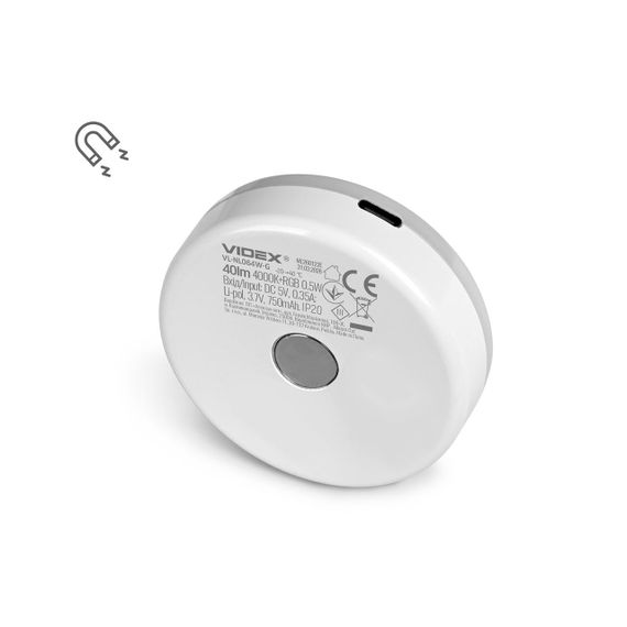 Світлодіодний світильник акумуляторний сенсорний VIDEX VL-NL064W-G | Зображення 5