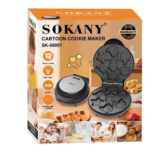 Міні-вафельниця з антипригарним покриттям XPRO SK-08081 Animal (45440-SK-08081_485) | Зображення 5