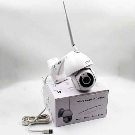 Камера видеонаблюдения IP всепогодная поворотная UKC CAMERA v380 C6 IP 1080p 2.0 mp уличная | Зображення 2