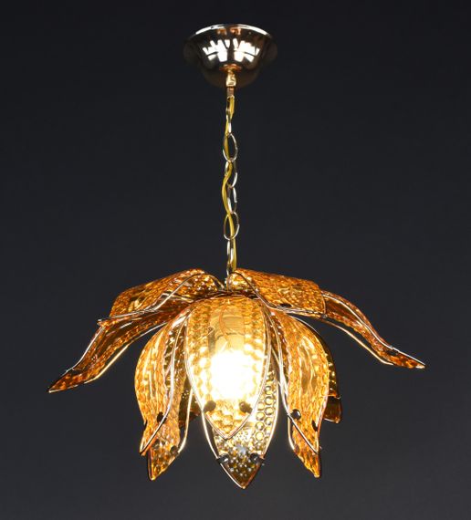 Люстра підвісна на 1 лампочку 27792 Золото 25-40х35х35 см. | Зображення 2