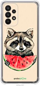Чохол на Samsung Galaxy A23 A235F Єнотик з кавуном "4605sp-2587-2448"