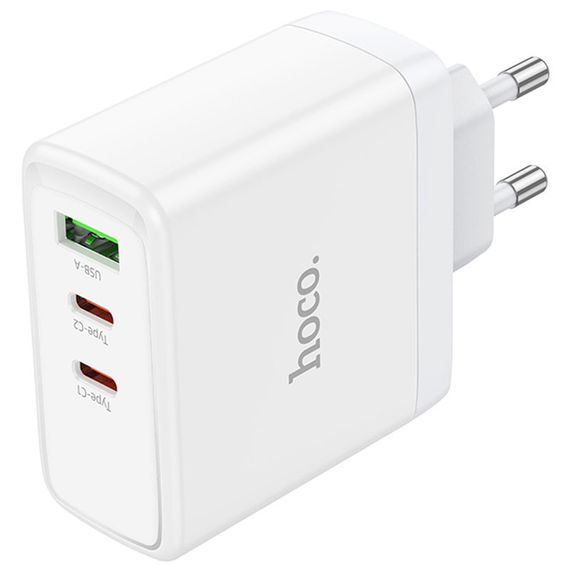 МЗП Hoco N30 Glory PD65W+QC3.0 (1USB-A/2C) White | Зображення 4