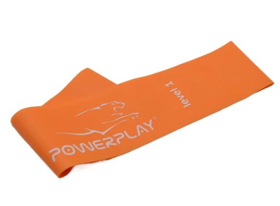 Резинка для фітнесу PowerPlay 4140 Level 1 Stretch Band (1-5 кг) Помаранчева (PP_4140_Orange) | Зображення 2