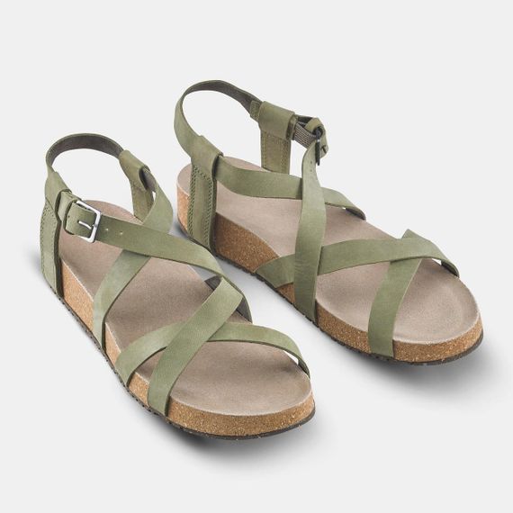 Сандалі жіночі для туризму Outdoor хакі - EU37 UA37 | Зображення 3