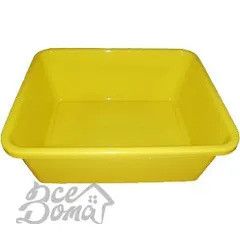 Миска прямокутна 11 л 03 жовта 264 (264-03)