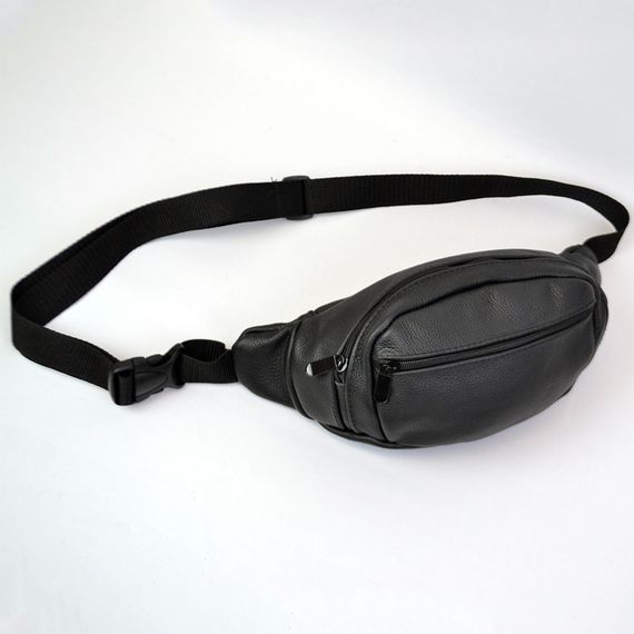 Бананка кожаная универсальная текстурная, Мужская бананка из натуральной кожи, Сумка WL-242 для торговли | Зображення 8