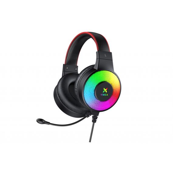 Навушники Vinga HSCU-100 Gaming LED Black (HSCU-100) | Зображення 1