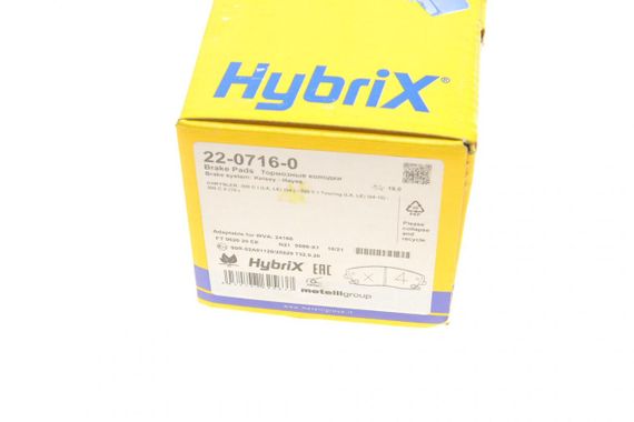Колодки гальмівні передні Chrysler 300 04- 22-0716-0 | Зображення 5