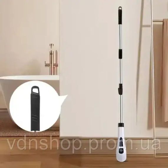 Электрическая щетка для уборки Cleaning Brush, набор 9 в 1, белая, товары для дома | Зображення 6