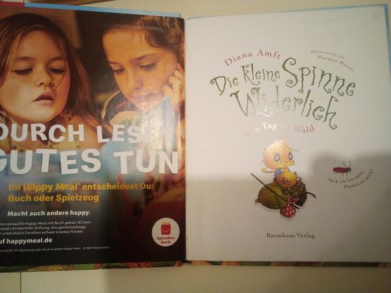 Diana amft "die kleine spinne widerlich" Книжечка дитяча Німецька мова