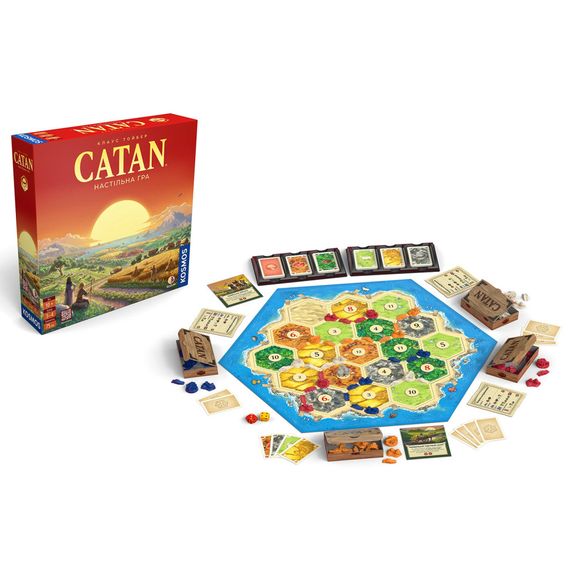 Стратегічна настільна гра CATAN R100UA від 10 років, 3-4 гравця | Зображення 1