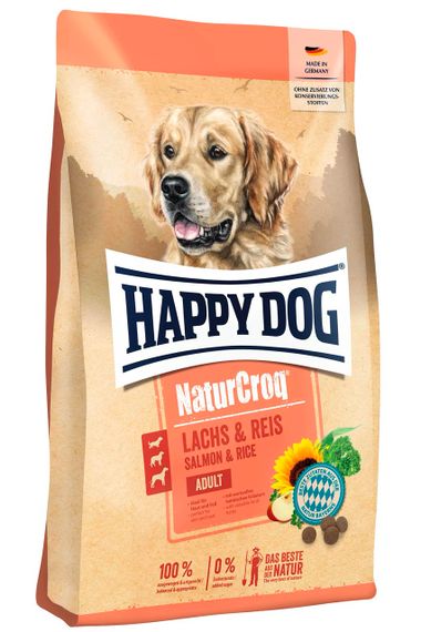 Сухий корм для собак з лососем Happy Dog NaturCroq Lachs & Reis, 11 кг | Зображення 1