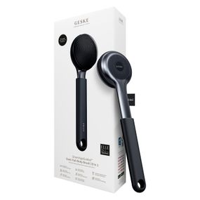 Ультразвуковая щетка для всего тела GESKE Sonic Full-Body Brush&Intensive Exfoliator 8в1 starlight, Черный