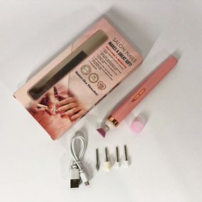Машинка для снятия гель лака Flawless Salon Nails розовый | Фрезер для UX-882 маникюра оригинал