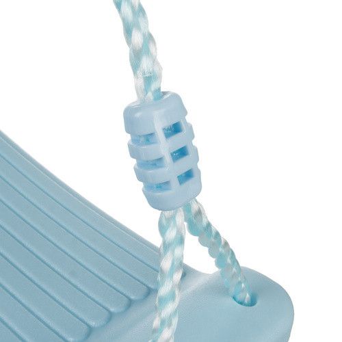 Детские садовые качели на тросах KRUZZEL, пудрово-голубые, профилированное сиденье «скамейка», для дома и сада | Зображення 3