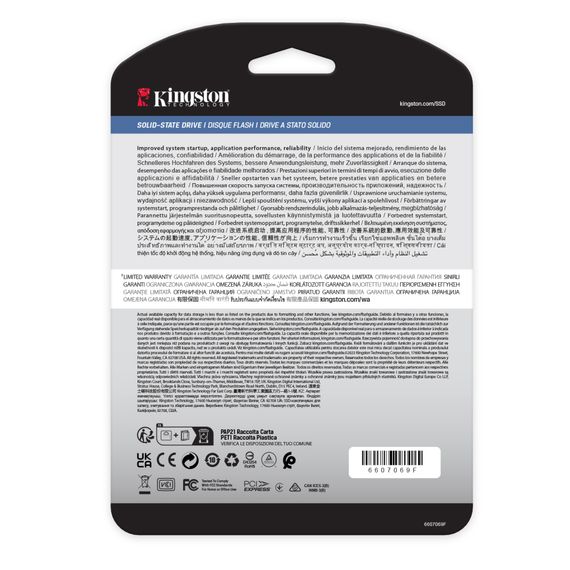 Накопичувач SSD M.2 2280 960GB Kingston (SEDC2000BM8/960G) | Зображення 4