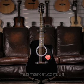 Гітара електроакустична SQUIER by FENDER SA-105CE BLACK