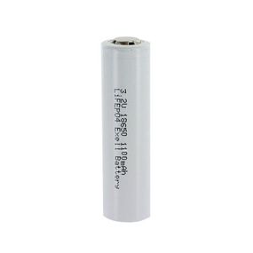 Літій-залізо-фосфатний акумулятор LiFePO4 IFR18650 1100mah, 3.2v, Blue