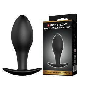 Анальна пробка - Pretty Love Special Anal Stimulation Butt Plug Black Sex Aura