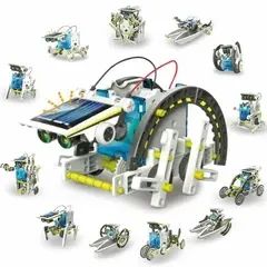 Електронний конструктор робот Solar Robot Original 13 в 1 на сонячних батареях | Зображення 1