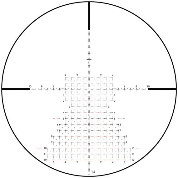 Приціл оптичний Schmidt & Bender CM IІ 6-36x56 мм F1 DT II+ MTC LT/ ST II ZC LT сітка GR²ID з підсвічуванням | Зображення 7
