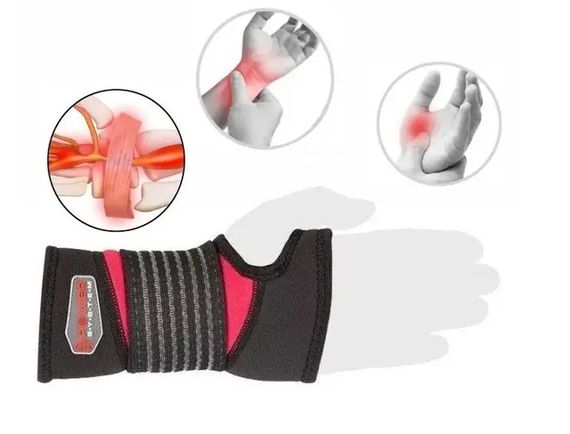 Бандаж на зап'ястя Power System PS-6010 NEO Wrist Support Black S/M (1 шт) (6010BK-3) | Зображення 1