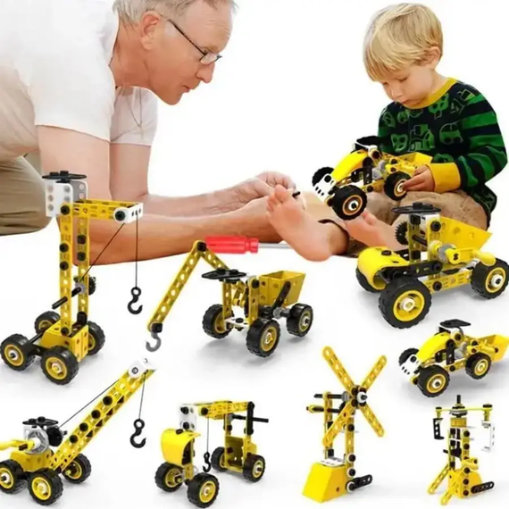Дитячий конструктор інженерна машинка YK667 112 ПК | Зображення 6