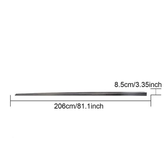 Бокові пороги (для AMG-Line 2017-2019, Карбон) для Mercedes E-class coupe C238 рр | Зображення 5