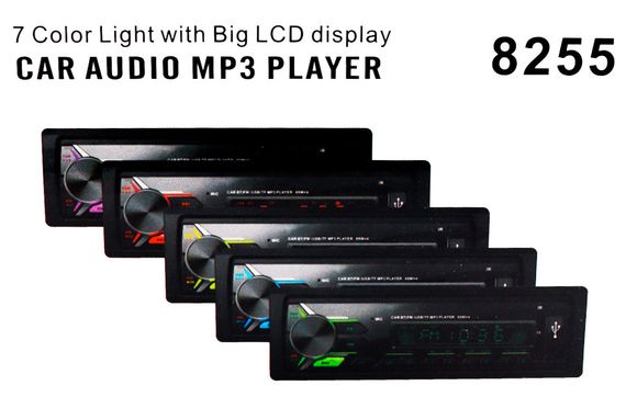 Автомагнитола RGB 8255BT Bluetooth 4x25W автомобильная магнитола Черный | Зображення 5