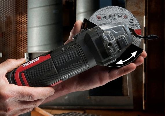 Болгарка (кутова шліфувальна машина) мережева 125мм 1010 Вт "VRS+" SKIL 9151 GB 11070500301 (AG1E9151GB) | Зображення 4