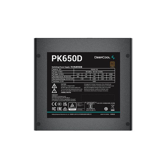 Блок живлення Deepcool 650W PK650D (R-PK650D-FA0B-EU) | Зображення 2