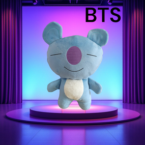 Плюшевая мягкая корейская игрушка коала KOYA Коя BT21 группы BTS талисман K-POP 35 см 00237
