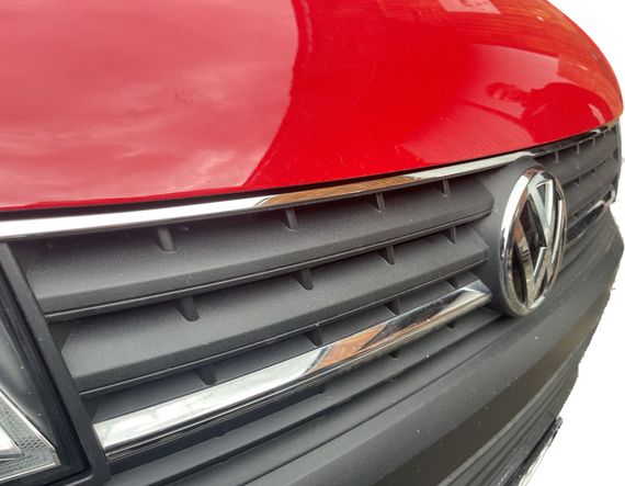 Накладка на верх решітки 2015-2019 (1 шт, нерж) для Volkswagen T6 2015-2024, 2019-2024 рр | Зображення 3