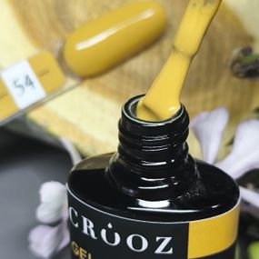 Гель-лак Crooz 54 (яскравий сонячно-жовтий) 8мл