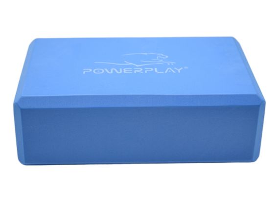 Блоки для йоги 2 шт. (пара) PowerPlay 4006 Yoga Brick EVA Сині | Зображення 3