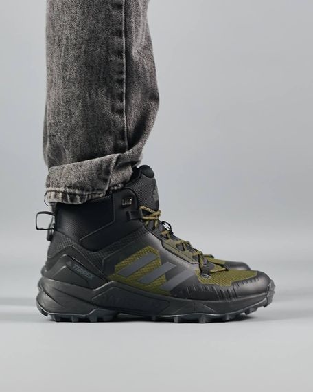 Мужские зимние кроссовки  Terrex Swift R Army Green , Вьетнам  осень  / еврозима 44 28.0 см