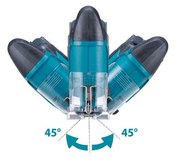 Лобзик акумуляторний Makita DJV186WVE (18 мм, 0-2900 хв-1, LXT Basic) | Зображення 2