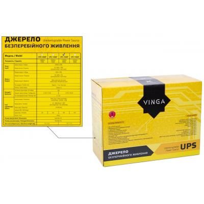 Пристрій безперебійного живлення Vinga LED 1500VA plastic case (VPE-1500P) | Зображення 5