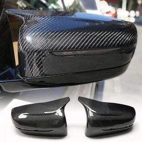 Накладки на Зеркала M-Look Карбон V2 для BMW 5 серия G30/31 2017-2023 гг