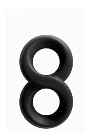 Эрекционное кольцо RENEGADE INFINITY RING BLACK Sex Aura